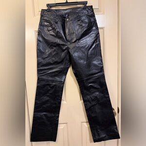GAP Y2K Women’s Leather Pants in Black